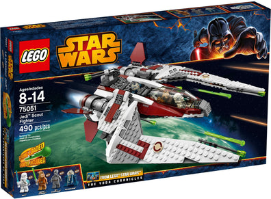 LEGO Set-Jedi Scout Fighter-Star Wars / Star Wars Yoda Chronicles-75051-1-Creative Brick Builders